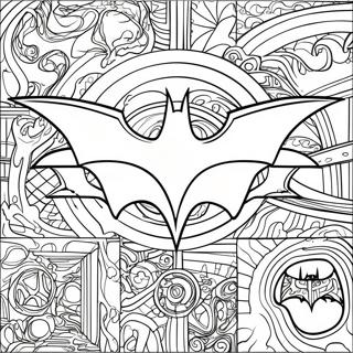 Batman Logo Varittamissivu 27553-25082