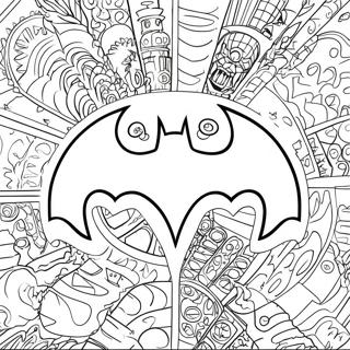 Batman Logo Varittamissivu 27553-25083