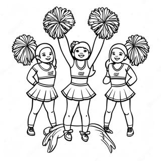 Cheerleading Tiimi Toiminnassa Varityssivu 27945-25389