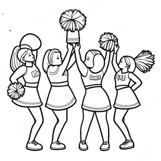 Cheerleading Tiimi Toiminnassa Varityssivu 27945-25391