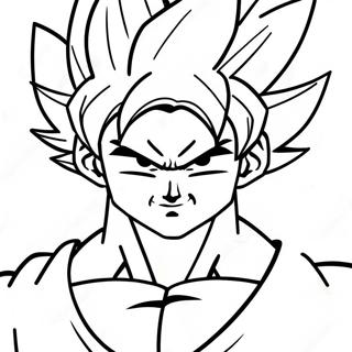 Super Saiyan Goku Toiminnassa Varitettava Sivupohja 30439-27345