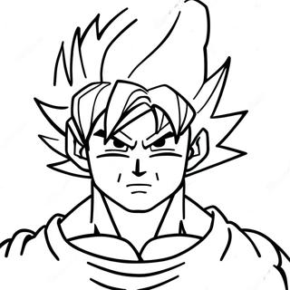 Super Saiyan Goku Toiminnassa Varitettava Sivupohja 30439-27348