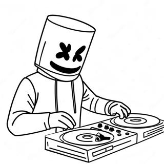 Dj Marshmello Värityskuvat