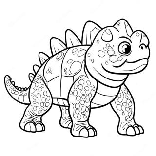 Ankylosaurus Värityskuvat