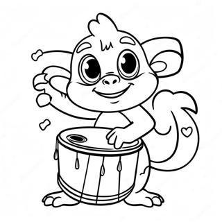 Grookey Soittaa Rumpua Varittamissivu 31079-27857