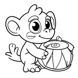 Grookey Soittaa Rumpua Varittamissivu 31079-27859