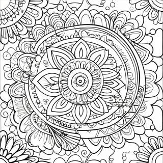 Yksinkertainen Boho Mandala Varittamissivu 31088-27862