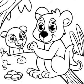 Zoboomafoo Värityssivut