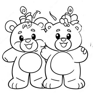 Iloiset Care Bear Serkut Varityssivu 31579-28257