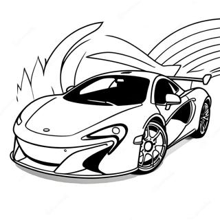 Mclaren Urheiluauto Varitettava Sivupaperi 31609-2062