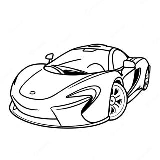 Mclaren Urheiluauto Varitettava Sivupaperi 31609-2064