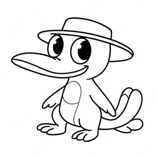 Seikkailunhaluinen Perry Platypus Varityssivu 33282-17504