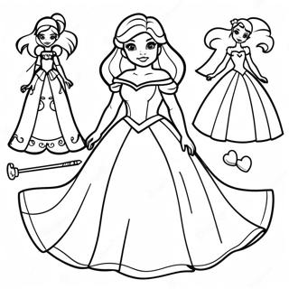 Disney Prinsessa Paperinukke Varittamissivu 33451-17634