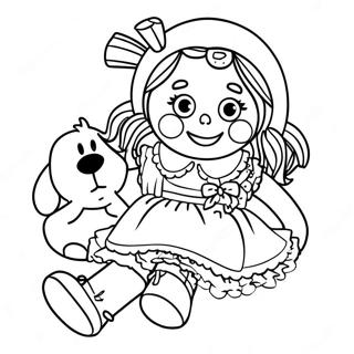 Raggedy Ann Nukkeineen Varityssivu 33672-17813