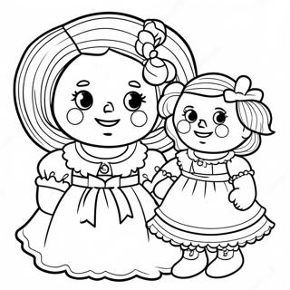 Raggedy Ann Nukkeineen Varityssivu 33672-17814