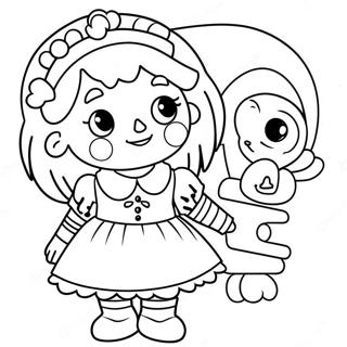 Raggedy Ann Nukkeineen Varityssivu 33672-17816