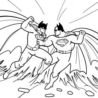 Eepinen Batman Vs Superman Taistelu Varityssivu 34043-18100