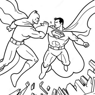 Eepinen Batman Vs Superman Taistelu Varityssivu 34043-28297