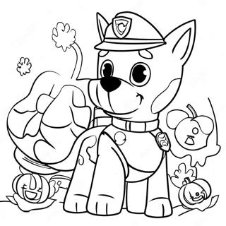 Halloween Paw Patrol Varittamissivu 3429-2788