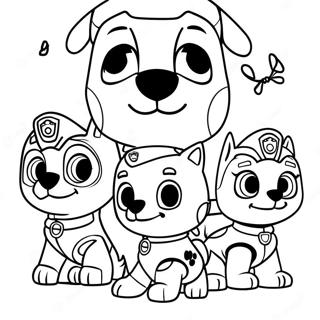 Kauhistuttavat Halloween Paw Patrol Hahmot Varittamissivu 3430-2790