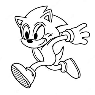 Sonic Siili Juoksee Nopeasti Varityssivu 35954-29996