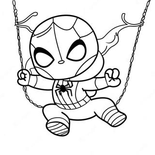 Chibi Spider Manin Heiluttava Varityssivu 36084-30102