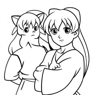 Inuyasha Ja Kagome Seikkailu Varityssivu 36124-30132