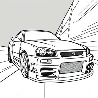 Nissan Skyline R34 Värityskuvat