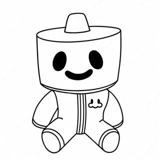 Sopo Marshmello Hahmo Varittamissivu 37276-31038