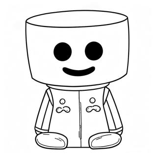 Sopo Marshmello Hahmo Varittamissivu 37276-31039