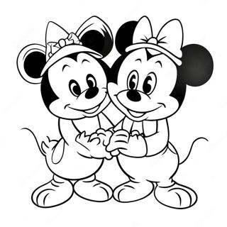 Mickey Ja Minnie Rakastavaiset Varityssivu 37647-31320