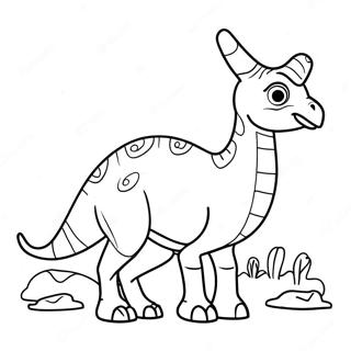 Parasaurolophus Värityskuvat