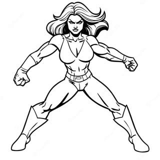 She Hulk Toiminnassa Varittamissivu 38967-32376