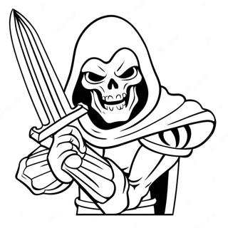 Skeletor Miekkansa Kanssa Varittamissivu 39228-32582