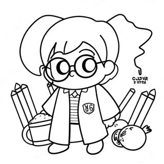 Harry Potter Chibi Värityskuvat