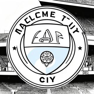 Man City Logo Varittamissivu 39657-32916