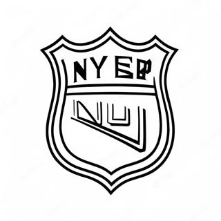 Ny Rangersin Logo Varittamissivu 39827-33040