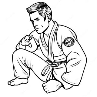 Jiu Jitsu Värityskuvat