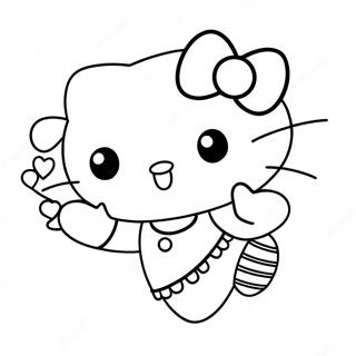 Hello Kitty Potkaisee Palloa Varityskuva 40348-33446