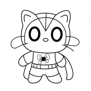 Sopo Spiderman Hello Kitty Varittamissivu 40699-33722