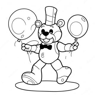 Funtime Freddy Ilmapallon Kanssa Varittamissivu 40849-33851