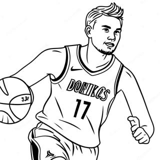 Luka Doncic Driblaa Koripalloa Varityssivu 40969-34038