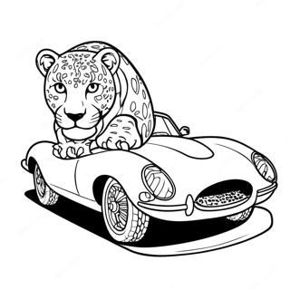 Urheilullinen Jaguar Auto Varityssivu 41159-34182