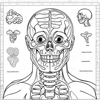 Ihmisen Anatomia Värityskuvat