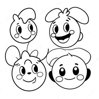 Iloiset Disney Emoji Hahmot Varityssivu 42381-35139