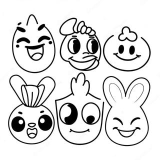 Iloiset Disney Emoji Hahmot Varityssivu 42381-35322