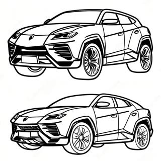 Lamborghini Urus Värityskuvat