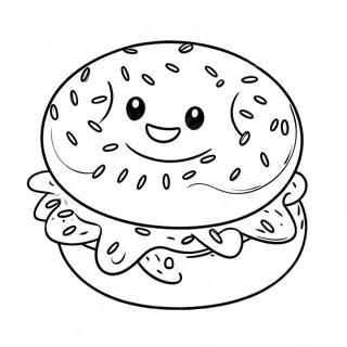 Sopo Bagel Hymyilevalla Kasvoilla Varityssivu 43583-36266