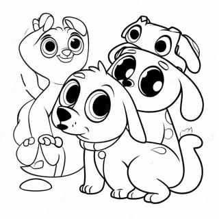 Puppy Dog Pals Seikkailu Varittamissivu 4381-3534