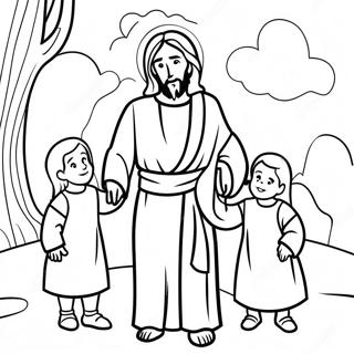 Jeesus Lasten Kanssa Varittamissivu 44693-37160